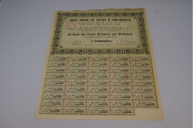 Société anonyme des tuileries de...