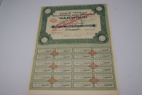 Société centrale de la montre sans remontoir Harwood