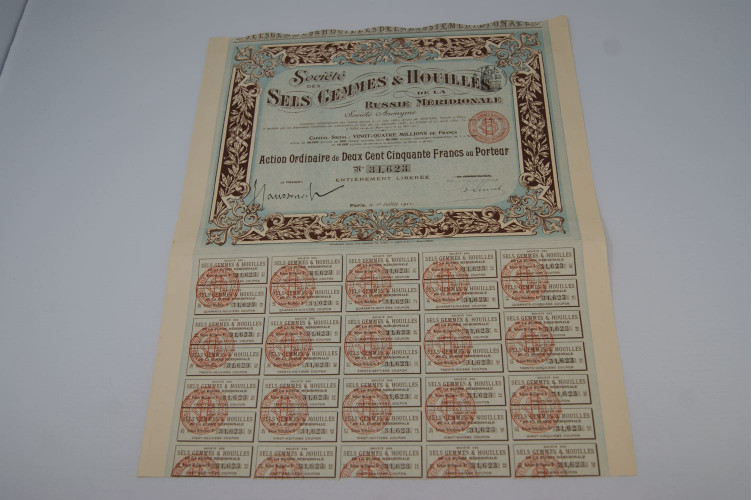 Société des sels gemmes et houilles...