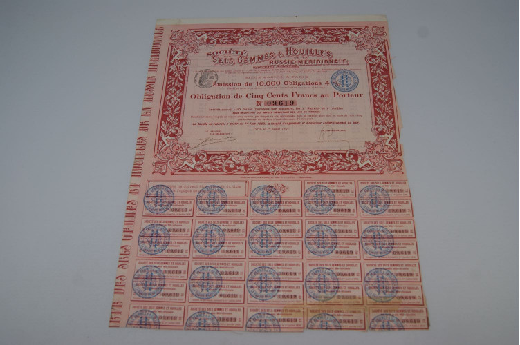 Société des sels gemmes et houilles de la Russie méridionale