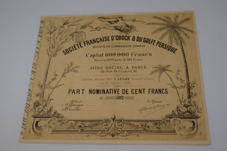 Société française d'Obock et du Golfe Persique
