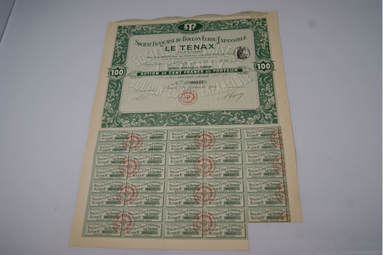 Société Française du Boulon-Ecrou Expansible Le Tenax