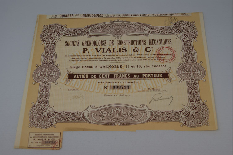 Société grenobloise de contructions...