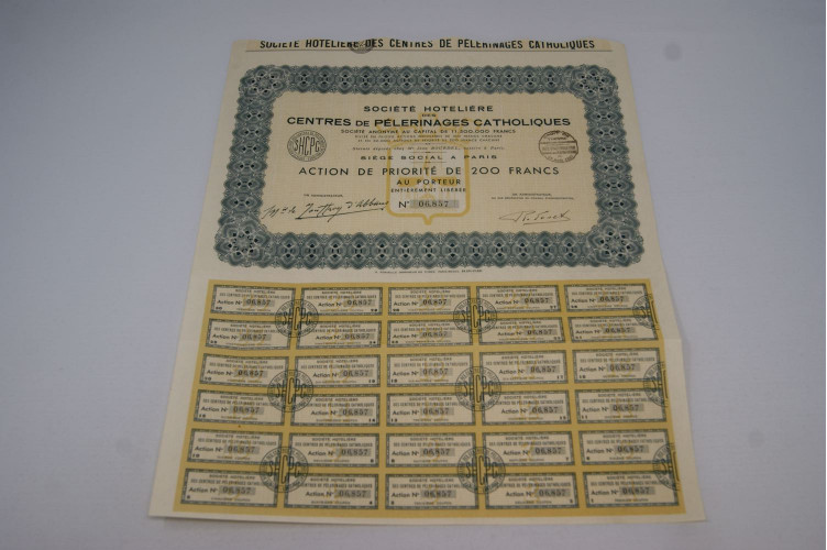 Société hôtelière des centres de pèlerinages catholiques