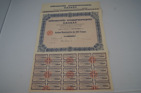 Société stomatologiques Casals