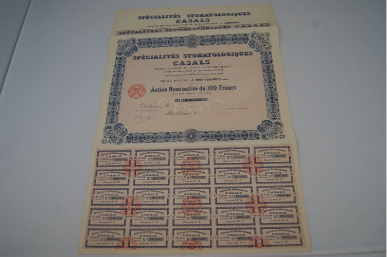 Société stomatologiques Casals