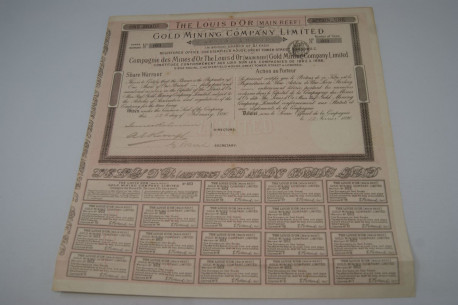The Louis D'Or Gold Mining Company Limited