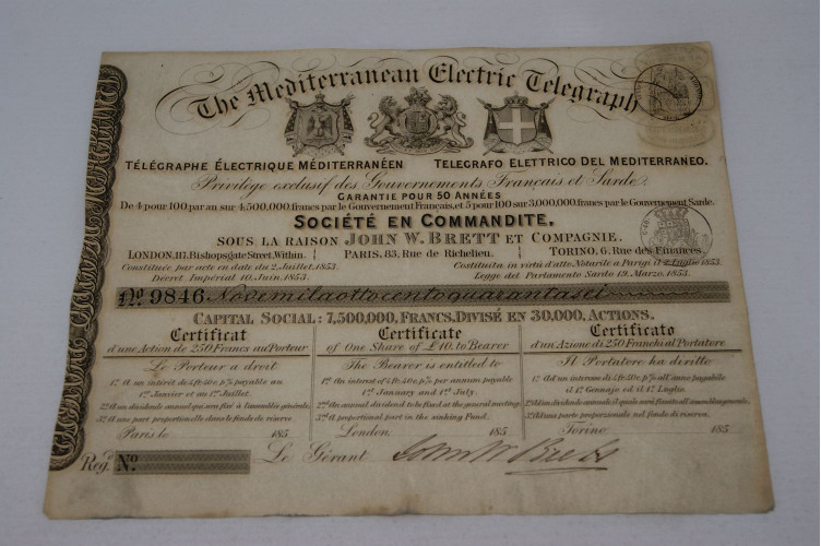 The Meditarranean Electric Telegraph