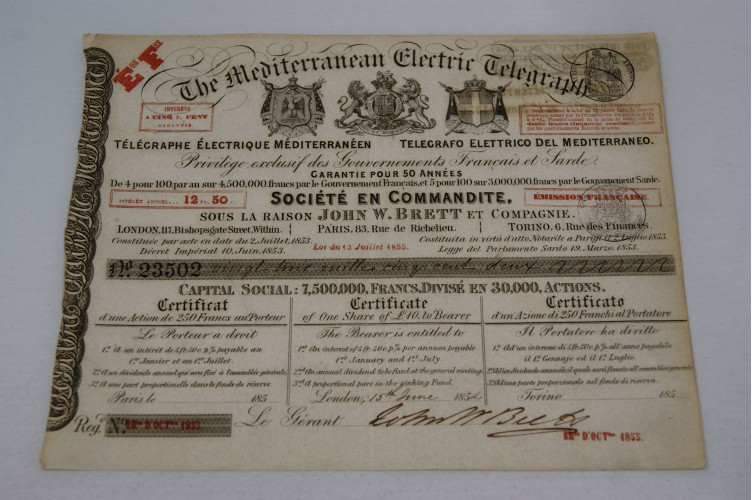 The Meditarranean Electric Telegraph