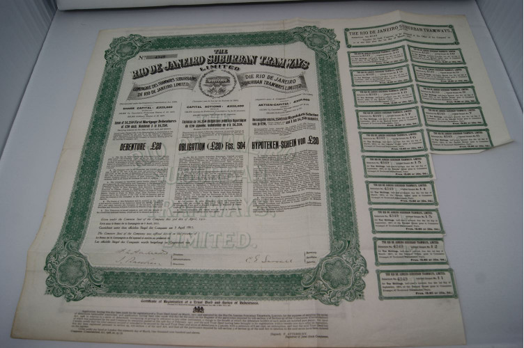 The Rio de Janeiro Suburban Tramways...