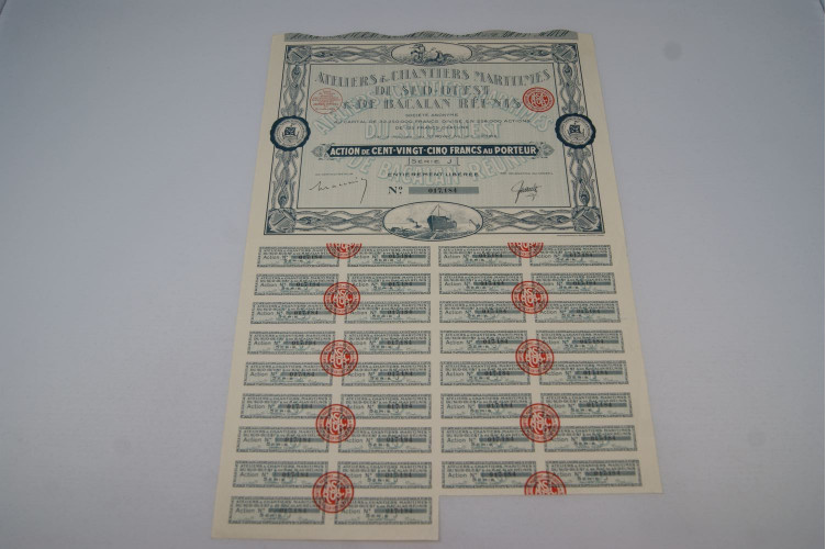 Ateliers et chantiers maritimes du sud-ouest et de Bacalan réunis