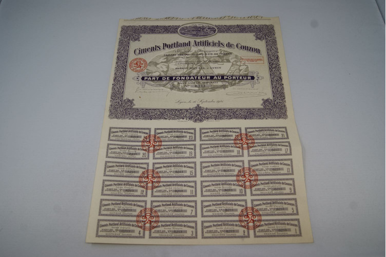 Ciments Portland artificiels de Couzon