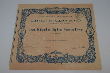 Compagnie anonyme d'entreprise du sauvetage des Gallions de Vigo