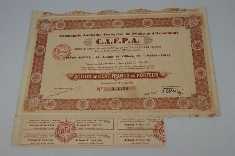 Compagnie anonyme française de pêche et d'armement (C.A.F.P.A)