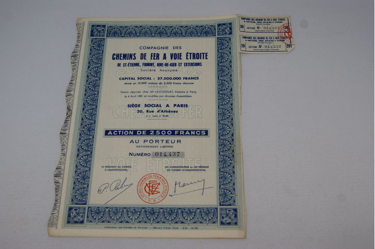 Compagnie des chemins de fer à voie...