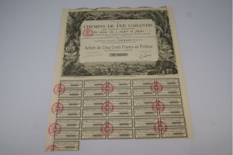 Compagnie des chemins de fer garantis...
