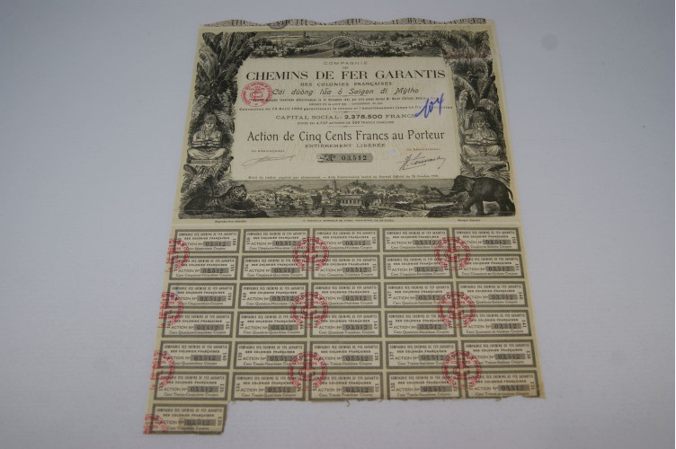 Compagnie des chemins de fer garantis...