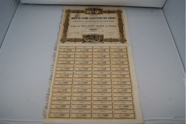 Compagnie des mines de plombs argentifère des Abères