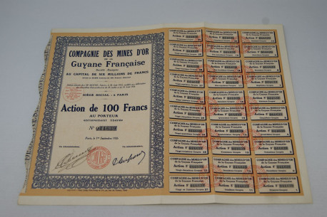 Compagnie des mines d'or de la Guyane Française