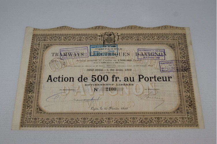 Compagnie des tramways éléctriques d'Avignon