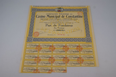 Compagnie fermière du Casino Municipal de Constantine