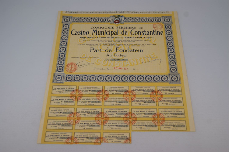 Compagnie fermière du Casino Municipal de Constantine
