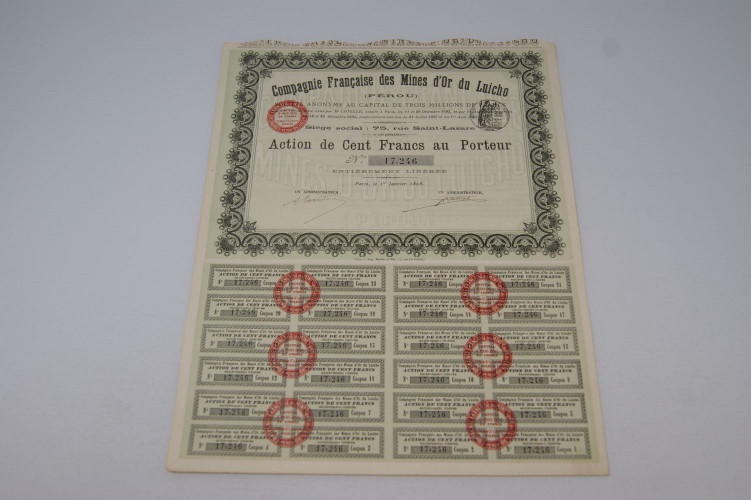 Compagnie française des mines d'or du Luicho