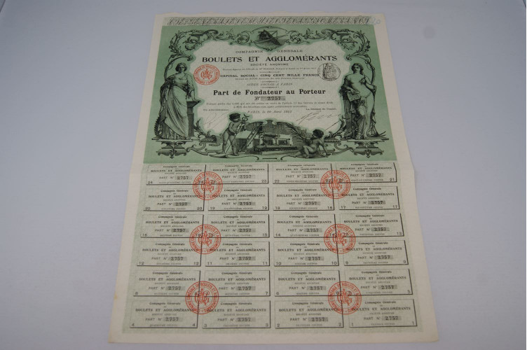 Compagnie générale de boulets et...