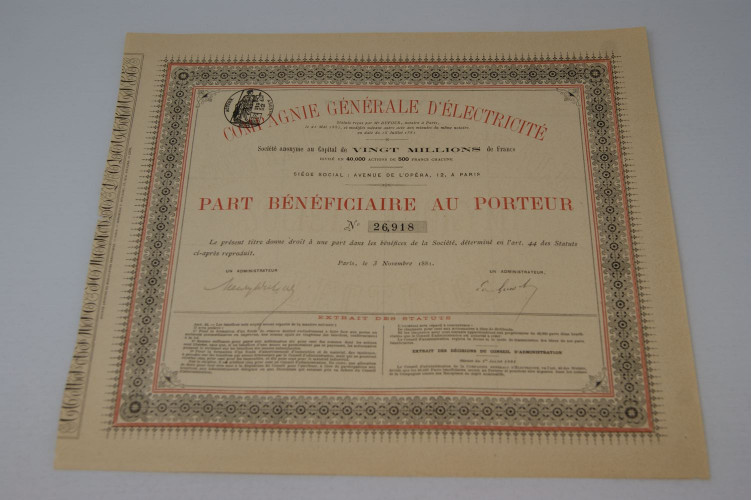 Compagnie générale d'éléctricité