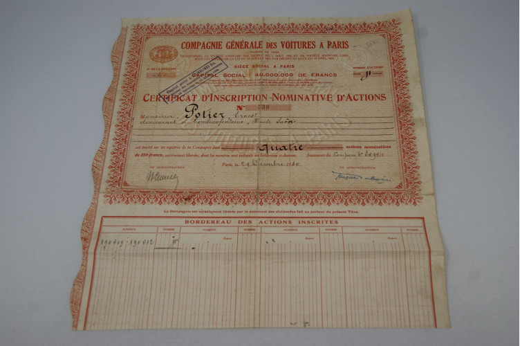 Compagnie générale des voitures de Paris