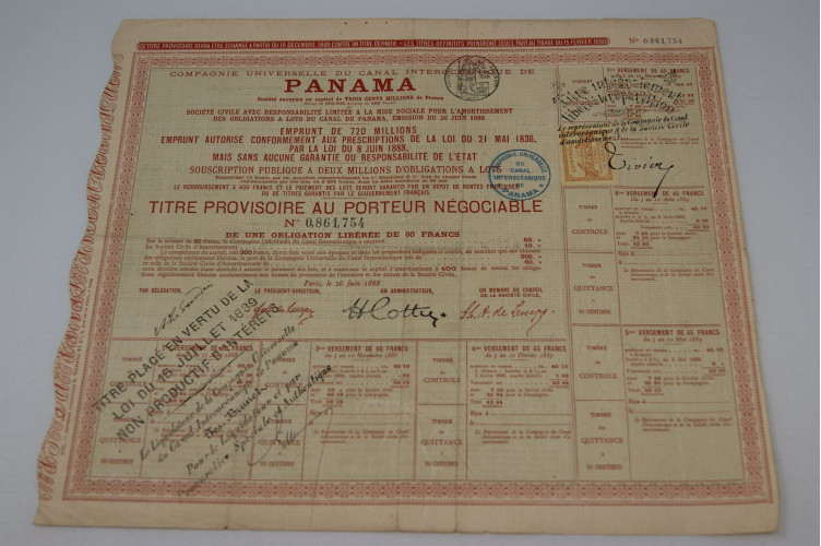 Compagnie universelle du canal...