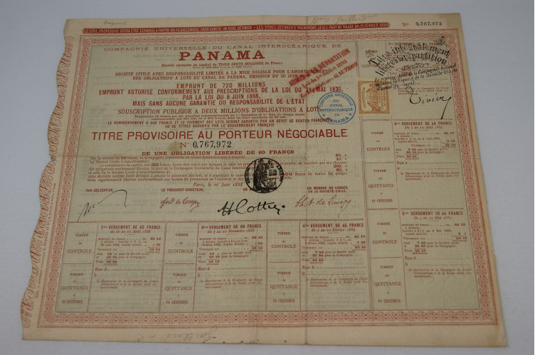 Compagnie universelle du canal...