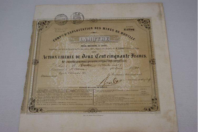 Compte d'exploitation des mines de...