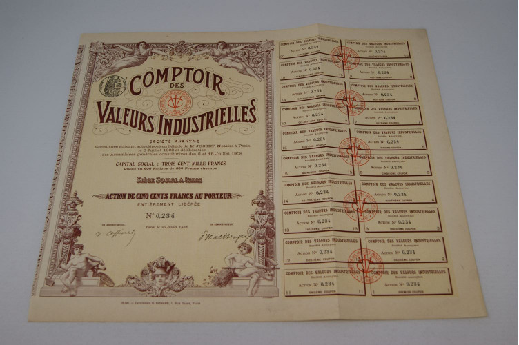 Comptoir des valeurs industrielles