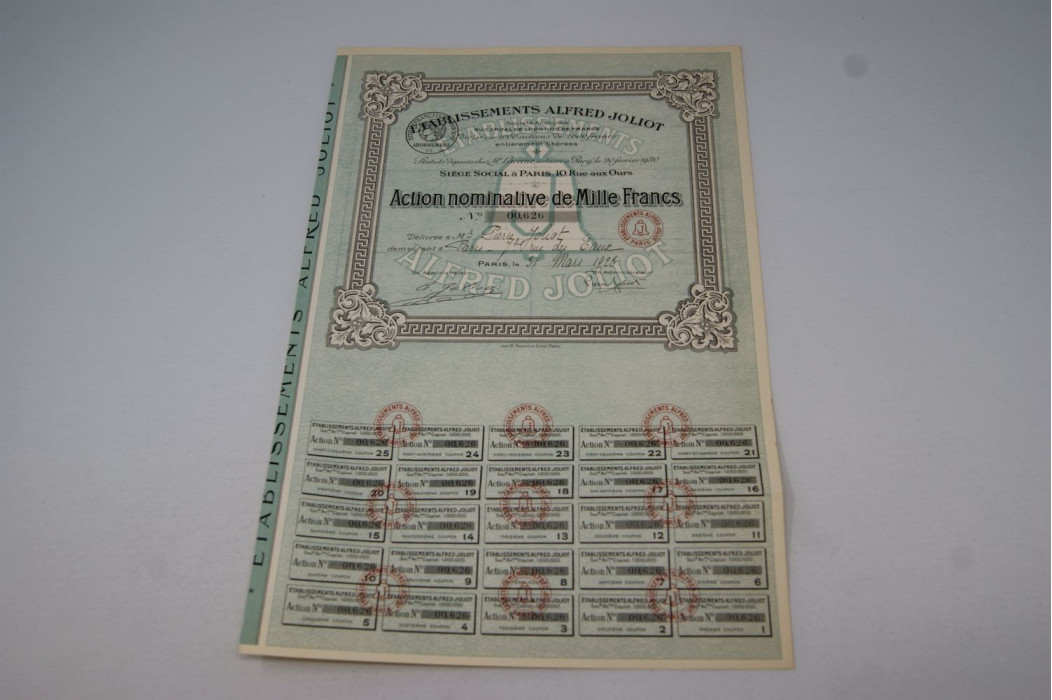 Etablissements Alfred Joliot