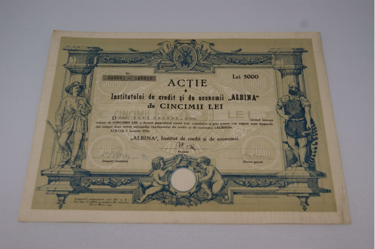 Institut de crédit et d'épargne Albina de Cincimii Lei