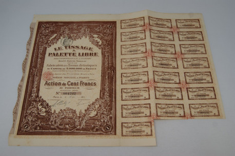 Le Tissage à Palette Libre