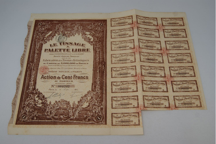 Le Tissage à Palette Libre