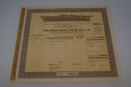 Manufactures des glaces et produits chimiques Saint Gobain