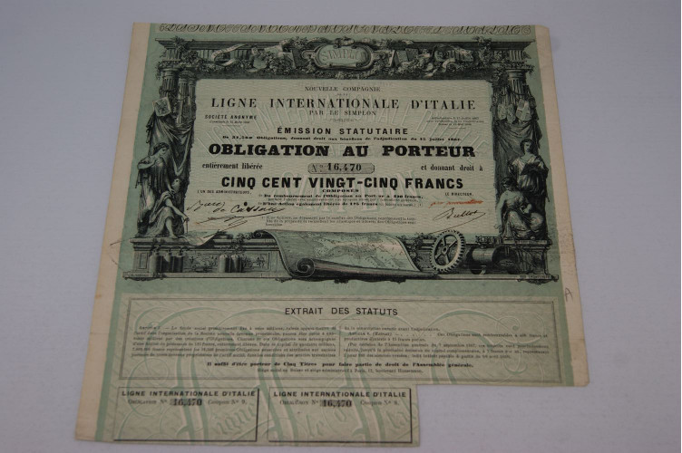 Nouvelle compagnie de la ligne internationale d'Italie par le Simplon