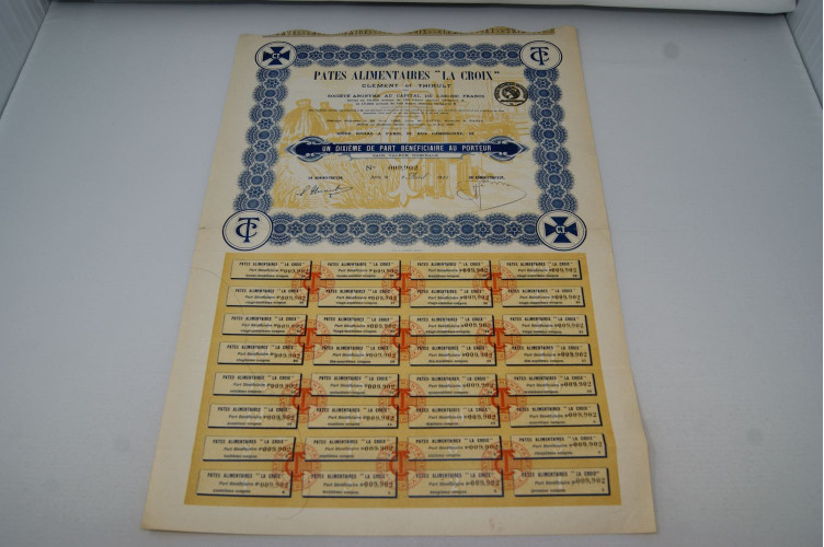 Pâtes alimentaires La Croix Clément et Thiault