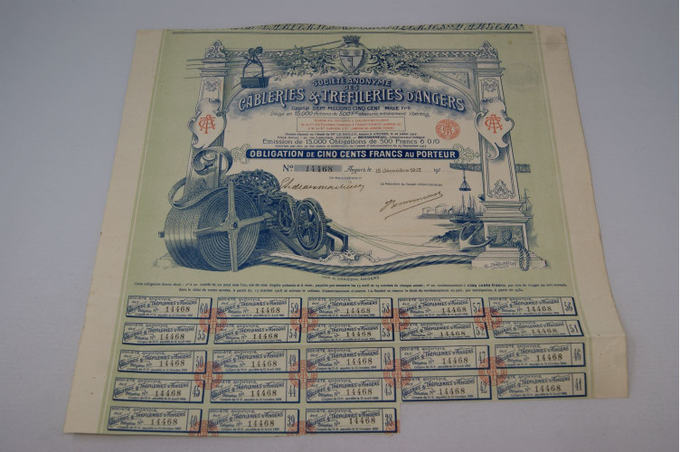 Société anonyme des cableries et tréfileries d'Angers