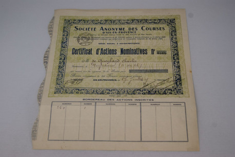 Société anonyme des courses d'Aix en Provence