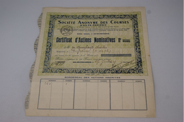 Société anonyme des courses d'Aix en Provence