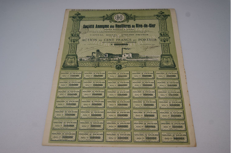 Société anonyme des Houillère de Rive de Gier