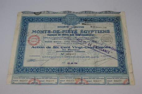Société anonyme des Monts-de-Piété Egyptiens