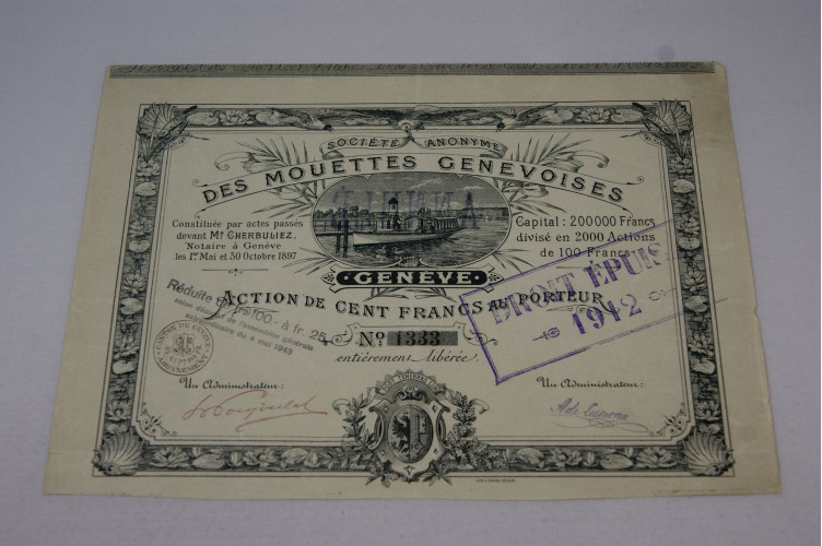 Société anonyme des Mouettes Genevoises