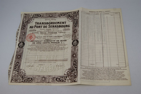 Société de Transbordement au port de Strasbourg