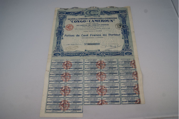 Société des comptoirs d'importation...