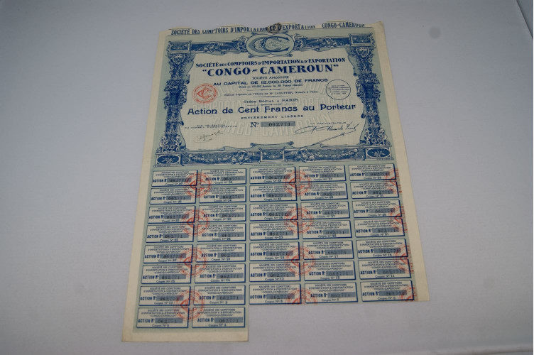 Société des comptoirs d'importation...